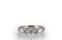 Anello Promesse Donna Venere in Oro bianco Diamante 0.45 Ct TRILOGY/0,45-15 - TRILOGY/0,45-15